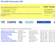 Tablet Screenshot of 123-lkw.de
